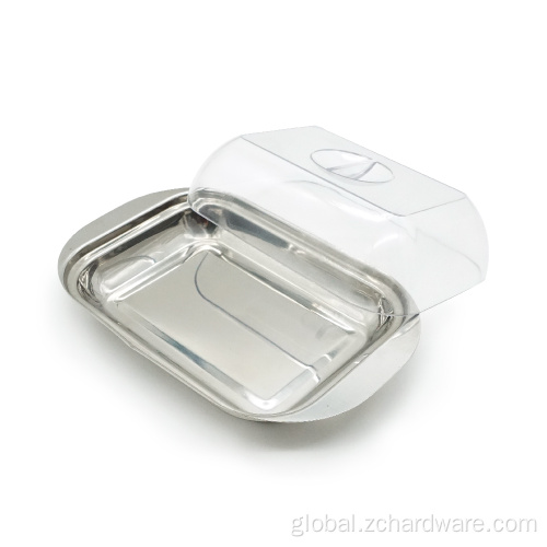 Butter Box With Lid Tabletop Modern Stainless Steel Butter Box With Lid Factory